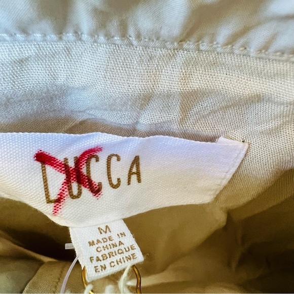 LUCCA LIGHTWEIGHT PERFORMANCE COTTON POLY CARGO MAXI SKIRT KHAKI SIZE MEDIUM NWT - Picture 4 of 10